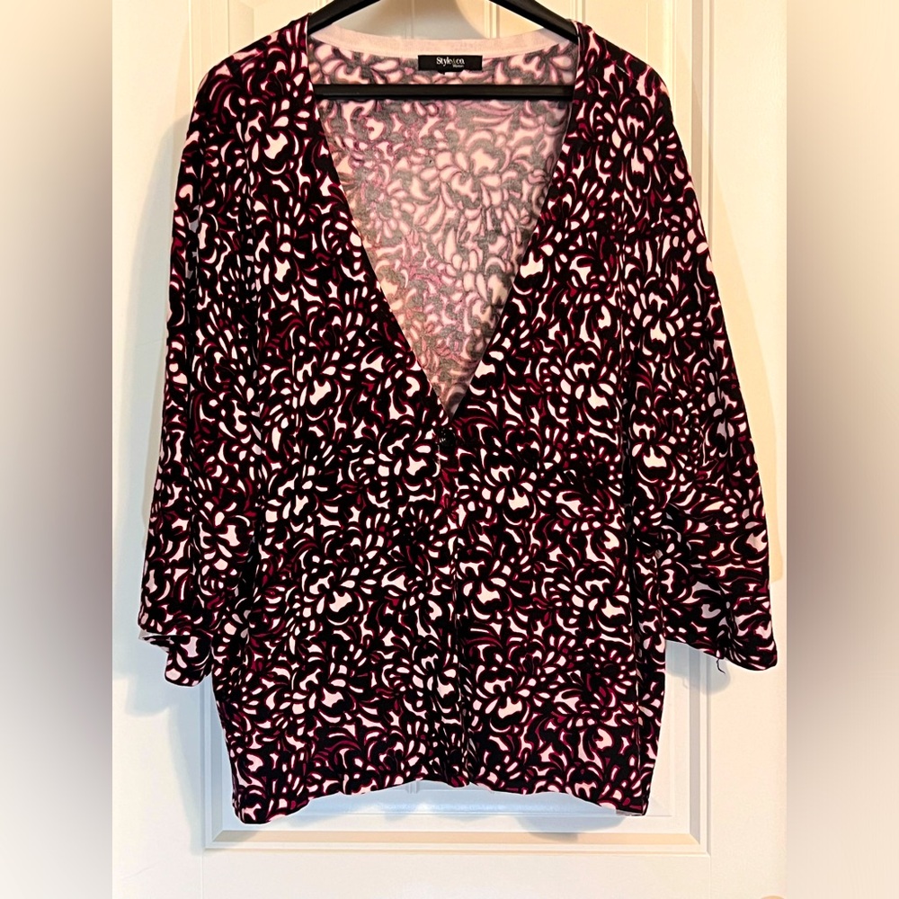 Style & Co. cardigan with wide sleeve